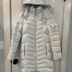 Eddie Bauer Women's White Puffer Jacket